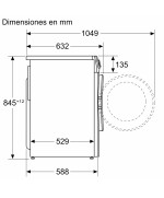 Lavadora Carga Frontal BALAY GB 3TS3107BD