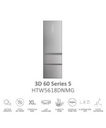 Frigo Combi No Frost 185 A 195 Cm. HAIER EXC HTW5618DNMG