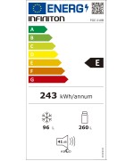 Frigo Combi No Frost 200 A 203 Cm. INFINITON GB FGC210B