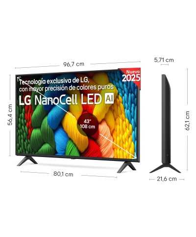 Tv Led De 40 A 45 LG GM 43NANO80A6B