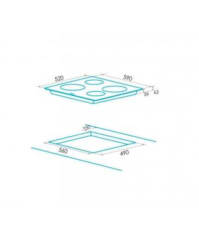 Encimera Vitroceramica EDESA GB EVT6422R